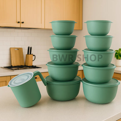 Kit 10 Potes Bowl + Jarra 1.800