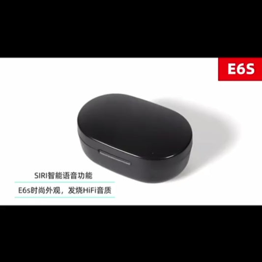 Fone De Ouvido Sem Fio E6s Bluetooth 5.0 Tws Com Tela LED Digital