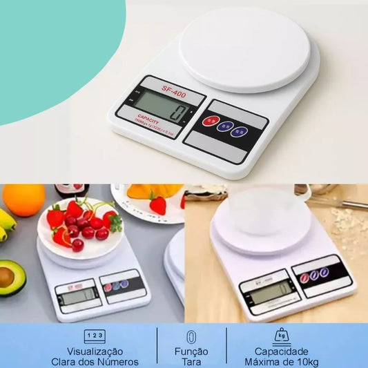 Balança Digital De Cozinha 10kg Precisão 1g Portátil Eletrônica
