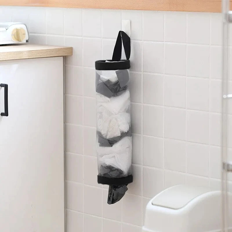 Distribuidor De Saco De Artigos Diversos Montado Na Parede-Bolsa De Armazenamento De Plástico De Malha Para Organização